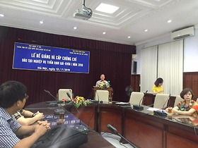 Khai giảng lớp Bồi dưỡng kiến thức chuyên ngành thẩm định Giá tại Hà Tĩnh