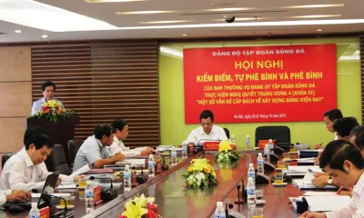 Đảng bộ Tập đoàn Sông Đà tổ chức Hội nghị kiểm điểm tự phê bình, phê bình của tập thể và cá nhân Ban TV Đảng ủy TĐ thực hiện Nghị quyết TW 4 (khóa XI)